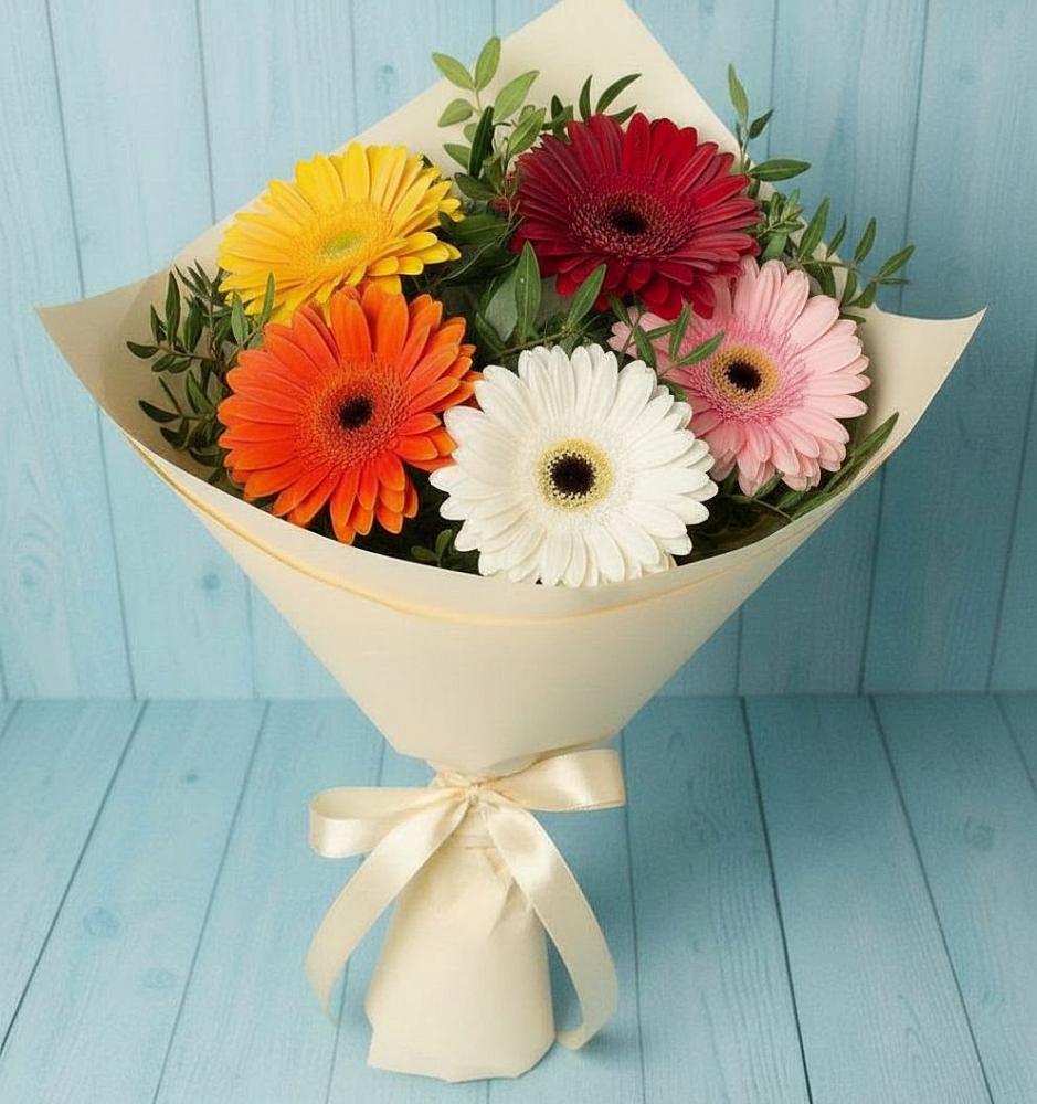 Букет цветов из: Герберы в Старое Дрожжаное