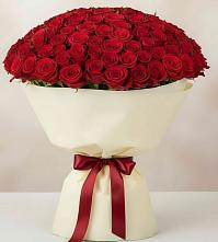Букет 101 Красная роза Милано в Старое Дрожжаное