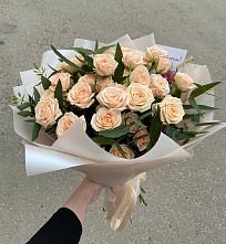 Букет Кремовые розы Латте в Старое Дрожжаное