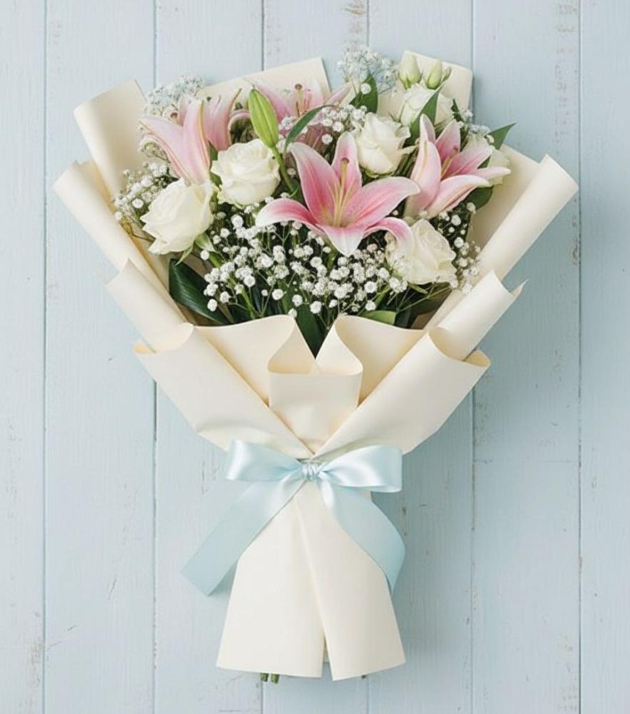 Букет цветов из: Лилии в Старое Дрожжаное