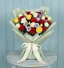 Букет цветов из:  Розы в Старое Дрожжаное