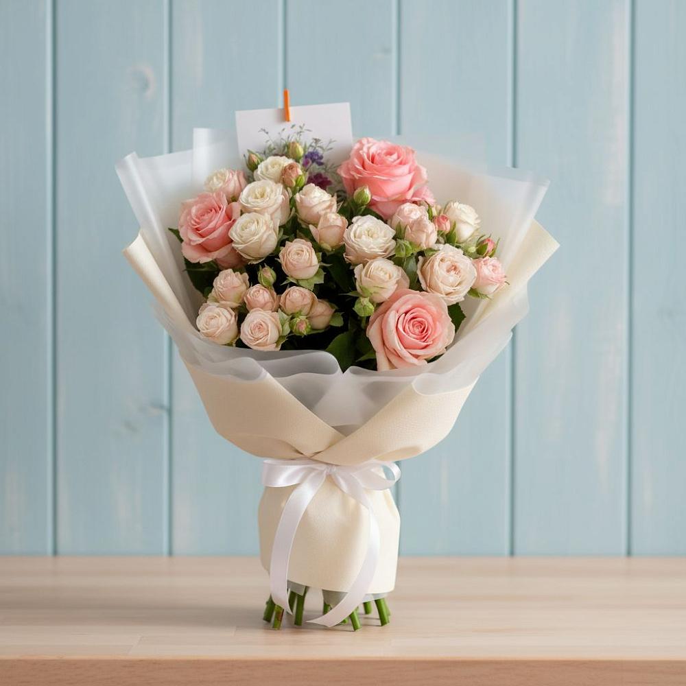 Букет цветов из: Розы в Старое Дрожжаное