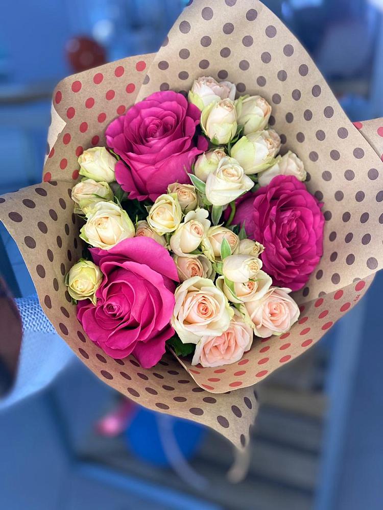 Букет цветов из: Розы в Старое Дрожжаное