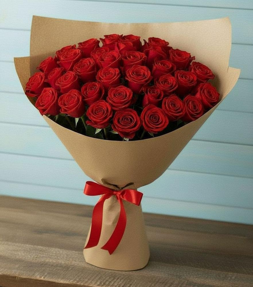 Букет Красные розы Милано в Старое Дрожжаное