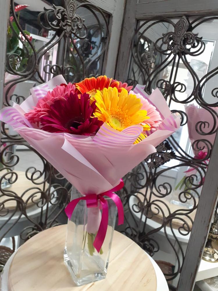 Букет цветов из: Герберы в Старое Дрожжаное