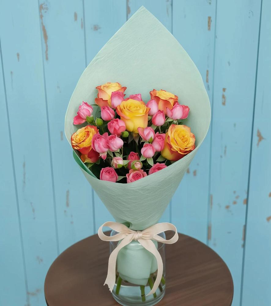 Букет цветов из: Розы в Старое Дрожжаное