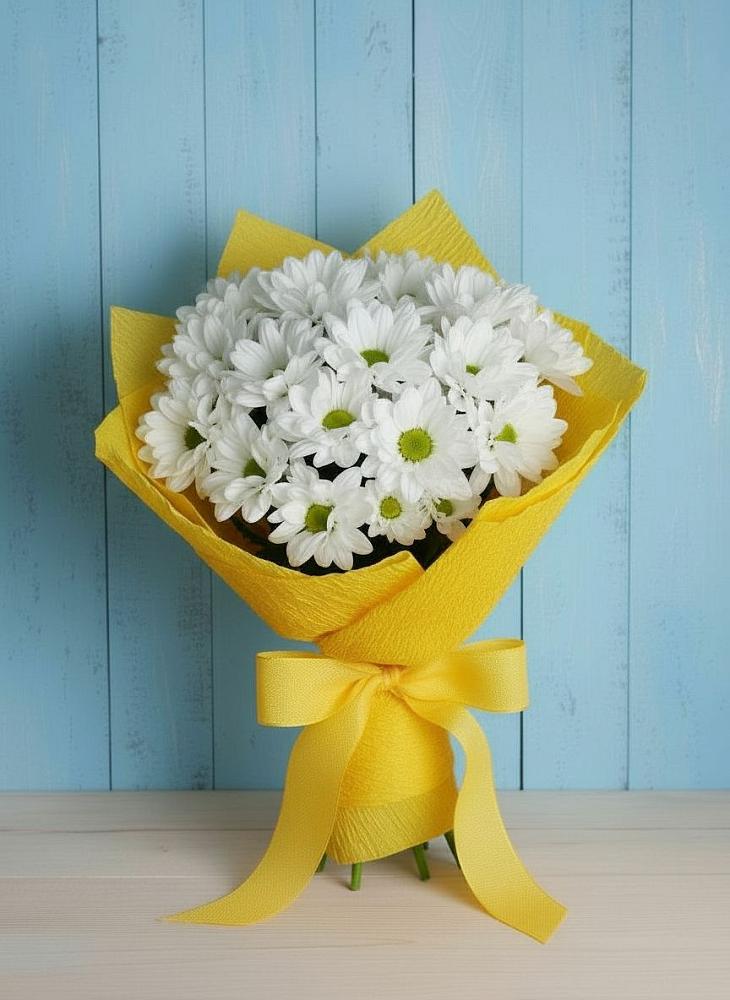 Букет цветов из: Хризантемы в Старое Дрожжаное