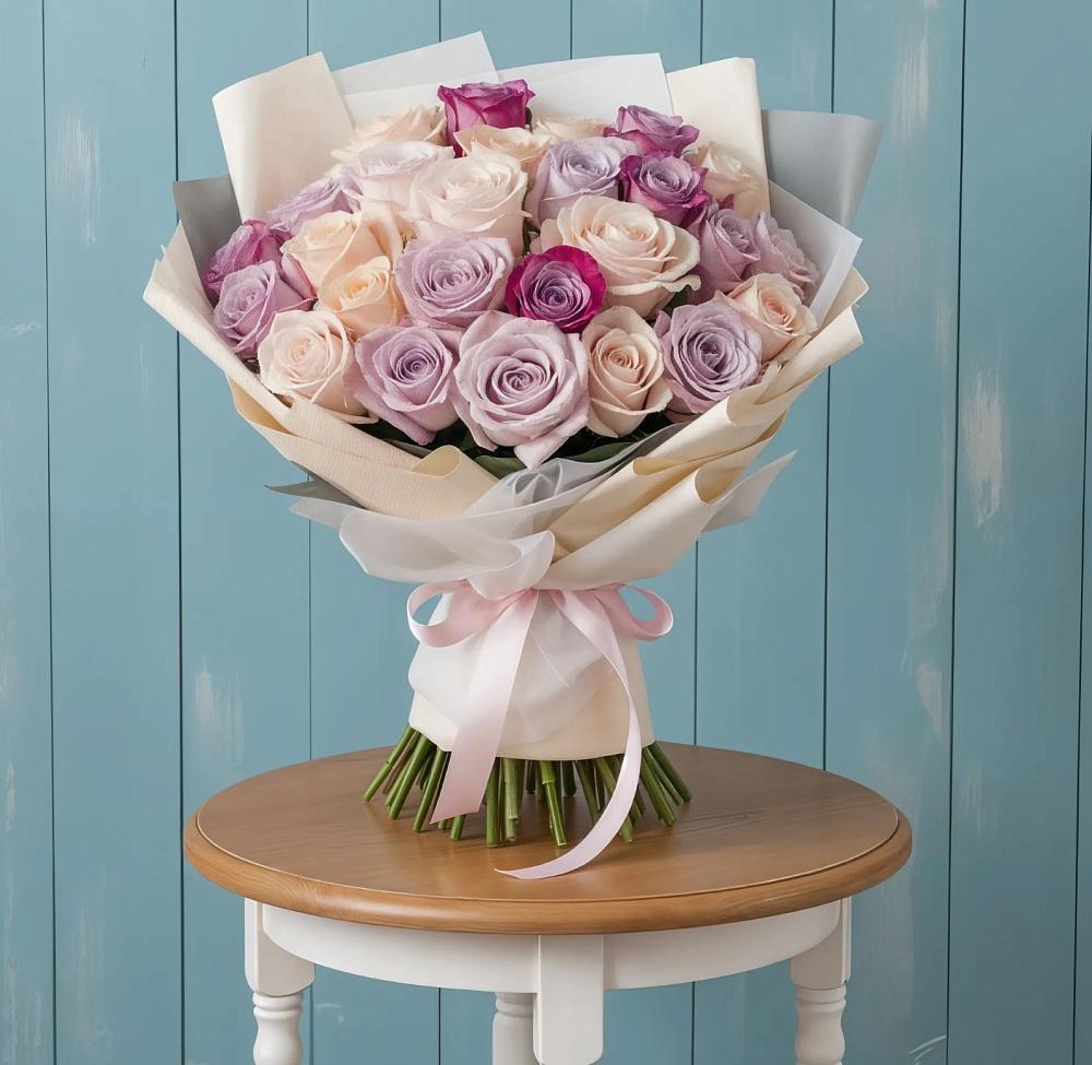 Букет цветов из: Розы в Старое Дрожжаное