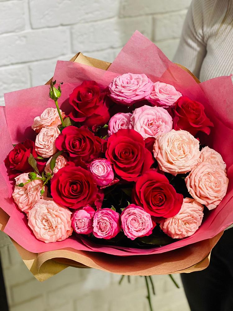 Букет цветов из: Розы в Старое Дрожжаное