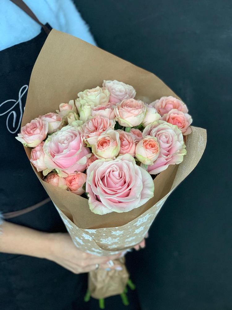 Букет цветов из: Хризантемы и Розы в Старое Дрожжаное