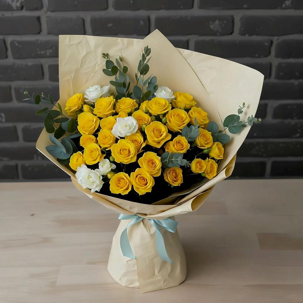 Букет цветов из: Розы в Старое Дрожжаное