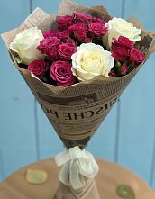 Букет цветов из:  Розы в Старое Дрожжаное