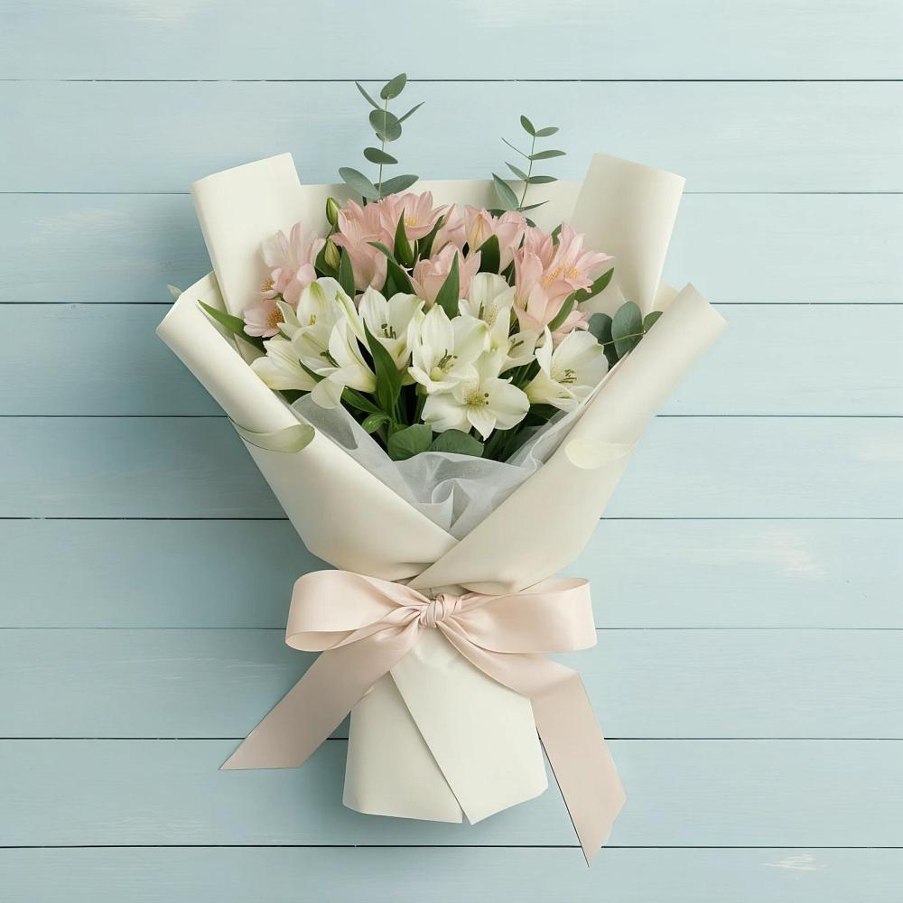 Букет цветов из: Альстромерии в Старое Дрожжаное