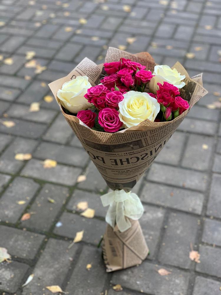 Букет цветов из: Розы в Старое Дрожжаное