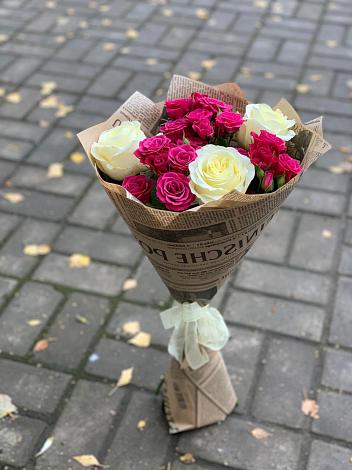 Букет цветов из: Розы в Старое Дрожжаное