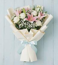 Букет цветов из:  Лилии в Старое Дрожжаное