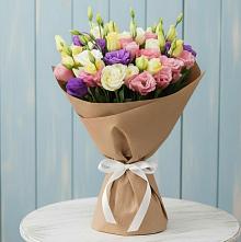 Букет цветов из:  Лизиантусы в Старое Дрожжаное