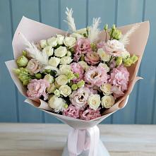 Букет цветов из:  Альстромерии и Розы в Старое Дрожжаное
